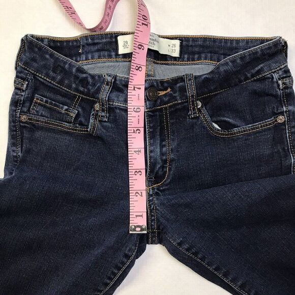 Abercrombie & Fitch Womens Denim Jeans The A&F Skinny Sz 2R, 26W 33L - Picture 11 of 12
